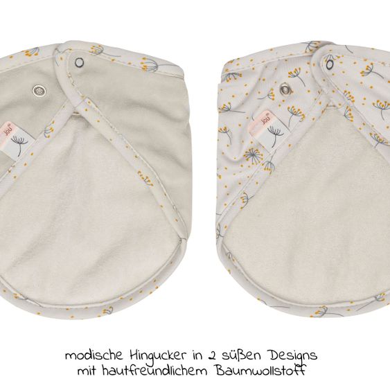bébé-jou Bandana-Lätzchen 2er Pack - Wish Grey
