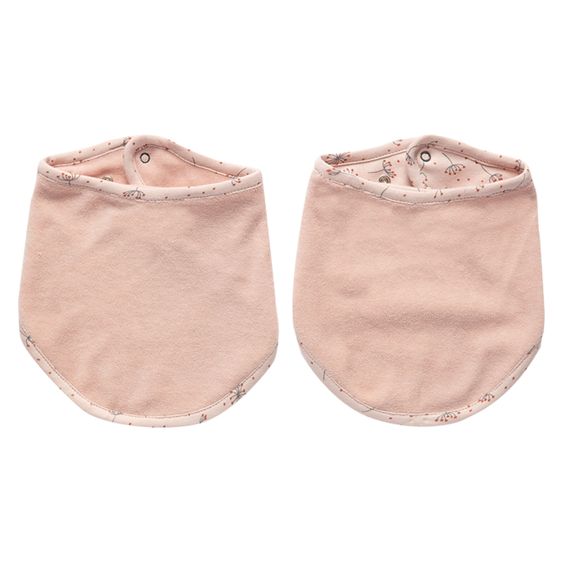 bébé-jou Bandana-Lätzchen 2er Pack - Wish Pink