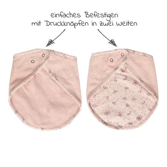 bébé-jou Bandana-Lätzchen 2er Pack - Wish Pink