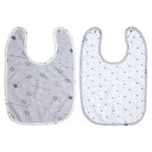 Bavaglino con pulsante 2 Pack - Little Star