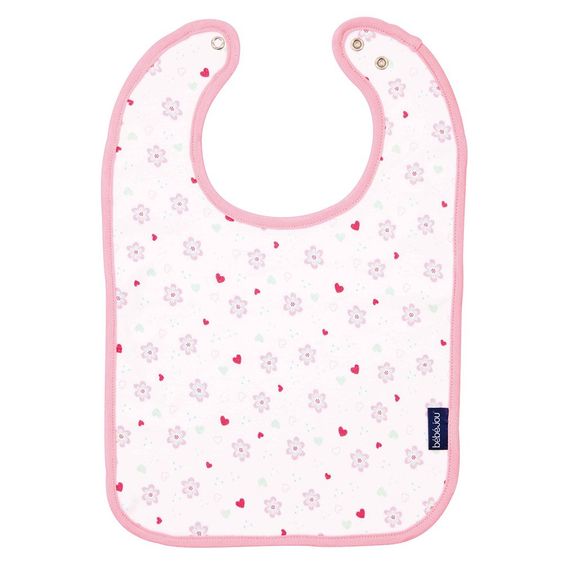 bébé-jou Lätzchen mit Druckknopf 2er Pack - Sweet Birds
