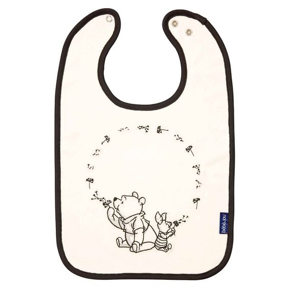 bébé-jou Bib with push button 2 pack - Wishing Pooh