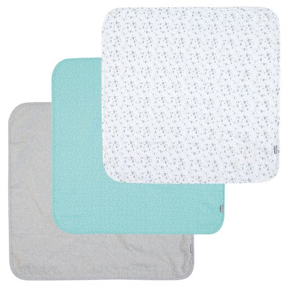 bébé-jou Gauze diaper 3 pack muslin 70 x 70 cm - Ollie