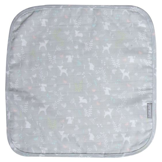 bébé-jou Pflegetuch 3er Pack Musselin 32 x 32 cm - Sweet Deer