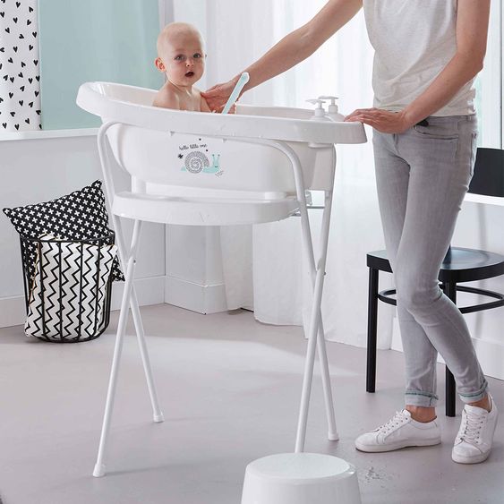 bébé-jou Wannenständer Click klappbar 103 cm - Weiß