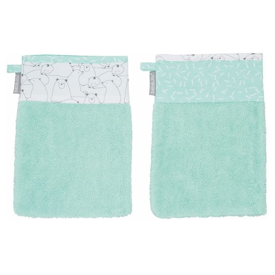 bébé-jou Waschhandschuh 2er Pack - Bo & Bing