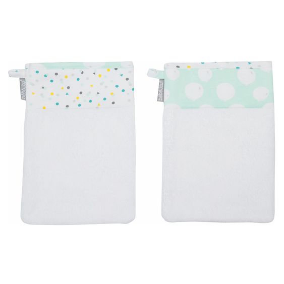 bébé-jou Waschhandschuh 2er Pack - Confetti Party