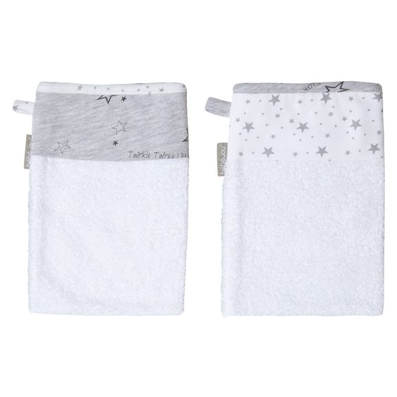 bébé-jou Waschhandschuh 2er Pack - Little Star