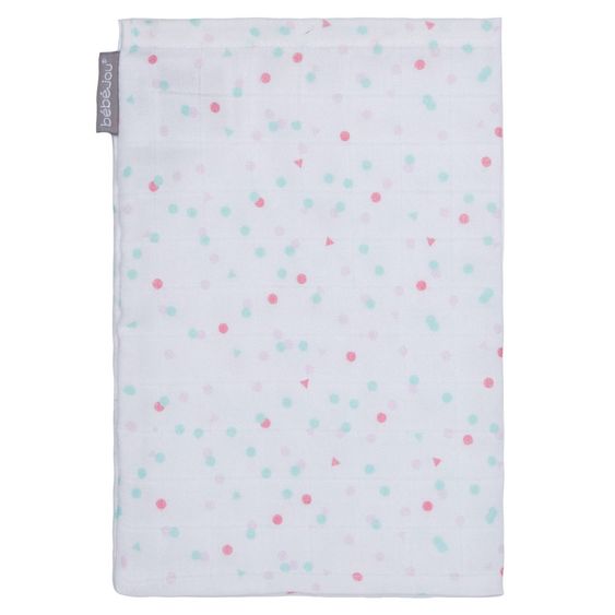 bébé-jou Waschhandschuh 3er Pack Musselin - Blush Baby