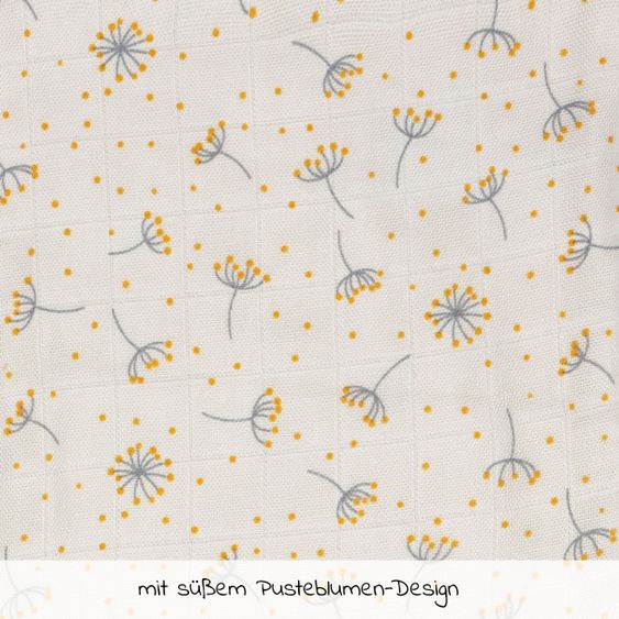 bébé-jou Waschhandschuh 3er Pack Musselin - Wish Grey