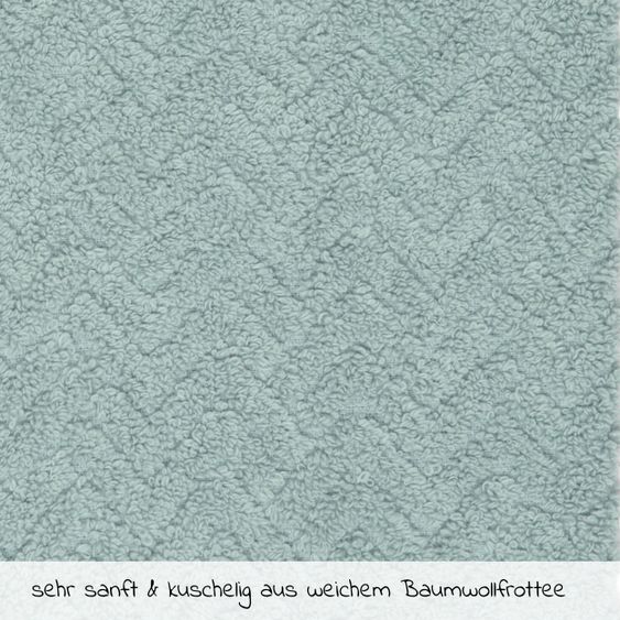 bébé-jou Waschhandschuhe 2er Pack - Paper Planes