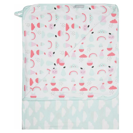 bébé-jou Coperta reversibile 75 x 100 cm - Blush Baby