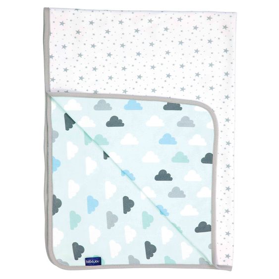 bébé-jou Wende-Decke 75 x 100 cm - Clouds & Stars