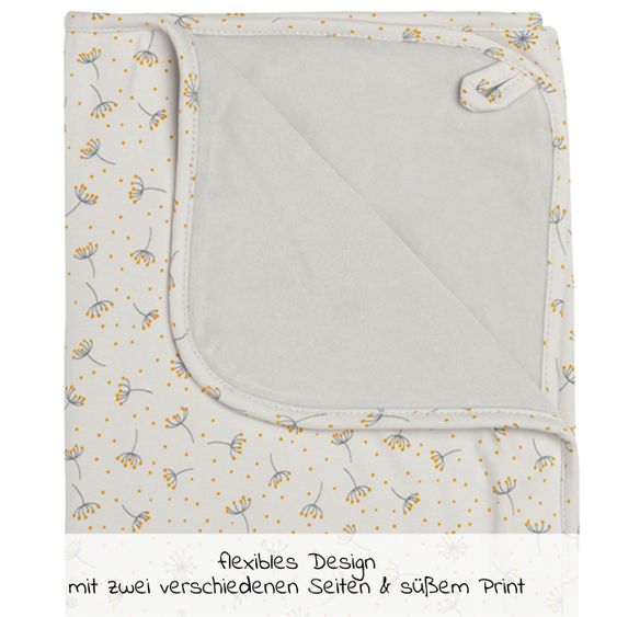 bébé-jou Wende-Decke 75 x 100 cm - Wish Grey