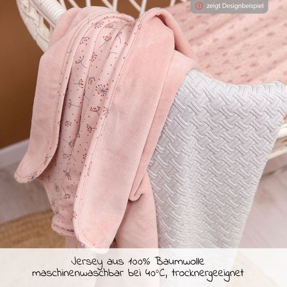 bébé-jou Wende-Decke 75 x 100 cm - Wish Pink