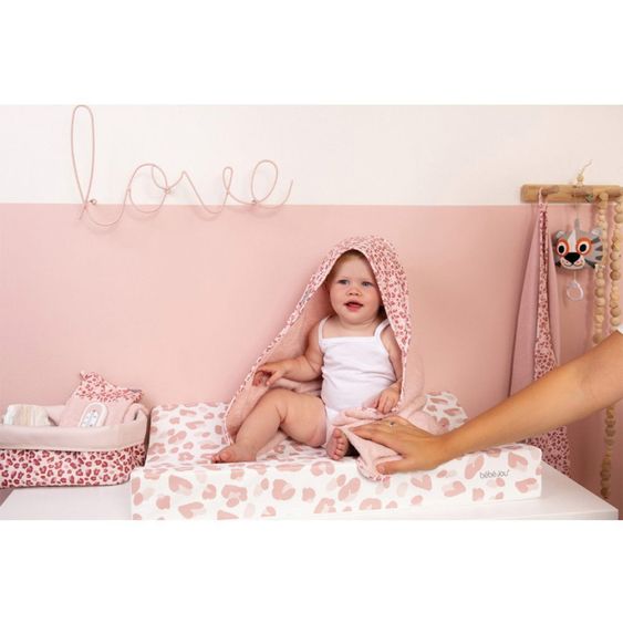bébé-jou Wickelmulde 72 x 44 cm - Leopard Pink