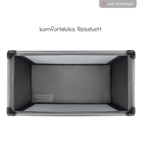 bebeconfort Reisebett Soft Dreams ab Geburt bis 15 kg mit Matratze inkl. Transporttasche - Navy Blue