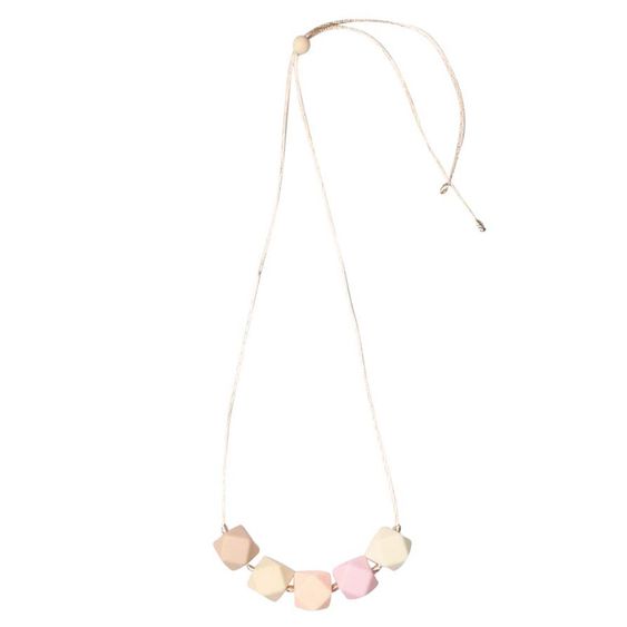 BellaJane Mamahalskette 5er Hexagon pastell