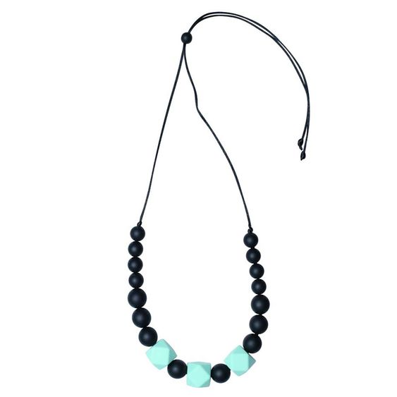 BellaJane Mamahalskette mint und schwarz