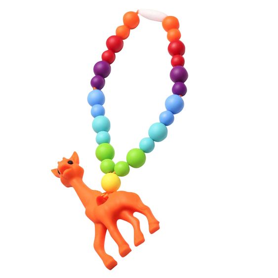 BellaJane Snap-Beißkette Giraffe orange