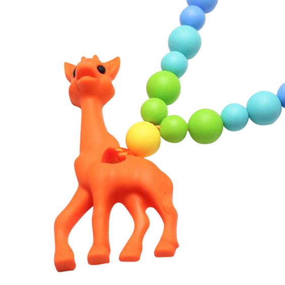 BellaJane Snap-Beißkette Giraffe orange