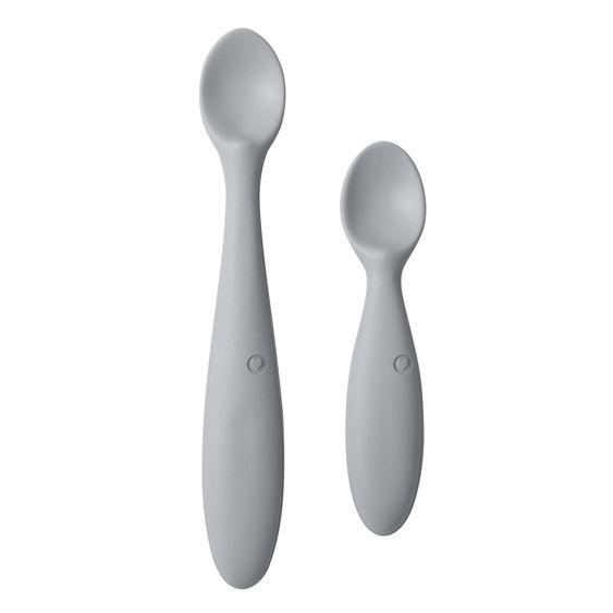 Bibs 2 pcs silicone spoon set - Cloud