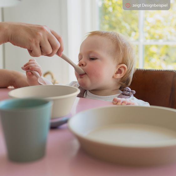 Bibs 2 pcs silicone spoon set - Cloud