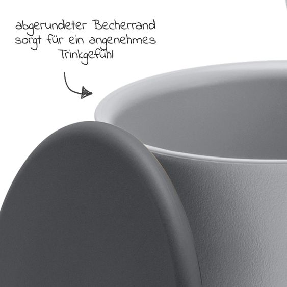 Bibs Set di 4 bicchieri con coperchio - Cloud