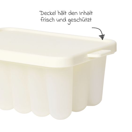 Bibs Freezer tray for baby food Baby Food Freezer Tray - Ivory