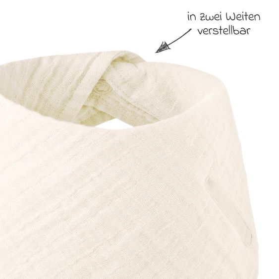 Bibs Halstuch / Lätzchen Bandana Bib - Ivory