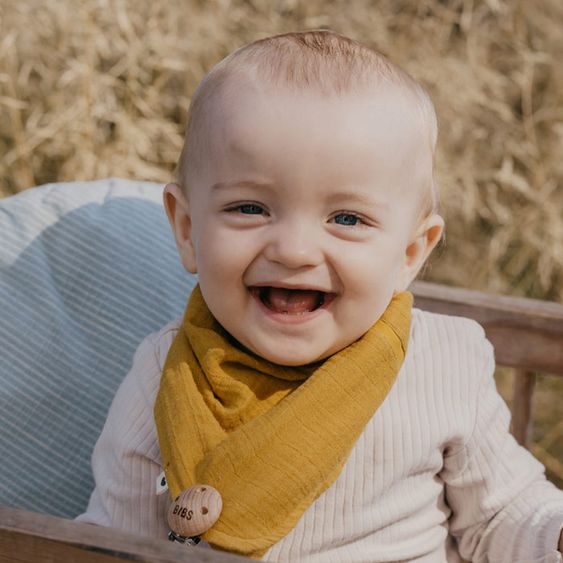 Bibs Halstuch / Lätzchen Bandana Bib - Mustard