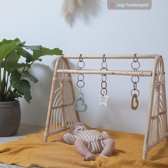 Bibs Kinderwagenkette - Loops 12er Pack - Vanilla / Sage / Olive