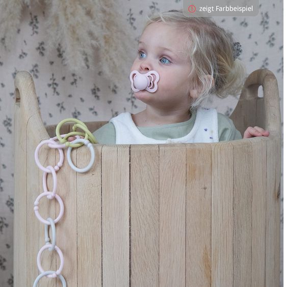 Bibs Kinderwagenkette - Loops 12er Pack - Vanilla / Sage / Olive
