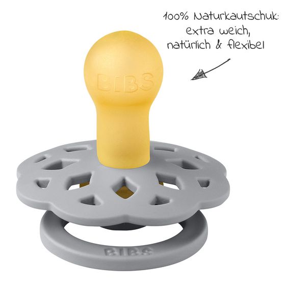 Bibs Schnuller 2er Pack Boheme - Naturkautschuk 6-18 M - Sage / Cloud