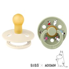 Succhietto 2er Pack Colore - Moomin Friends - Avorio / Salvia - Gr. 0-6 M