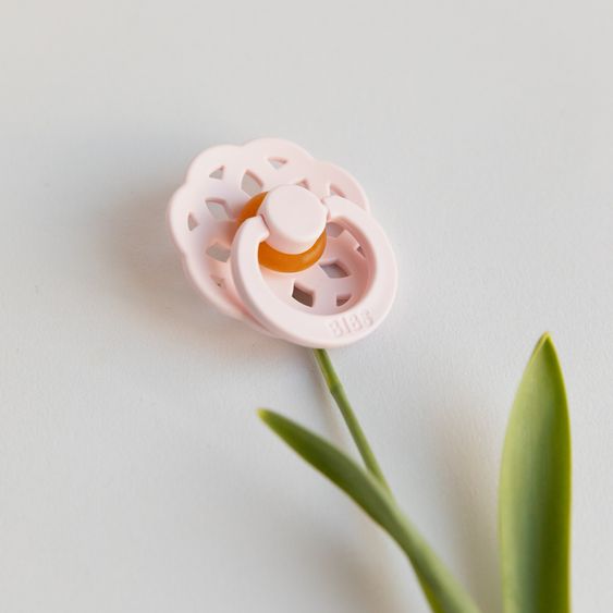 Bibs Schnuller 4er Pack Boheme Naturkautschuk - Ivory / Blush / Blossom / Dusky Lilac - Gr. 0-6 M