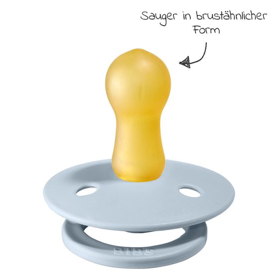 Bibs Schnuller - Colour 2er Pack - Baby Blue - Gr. 6-18 M