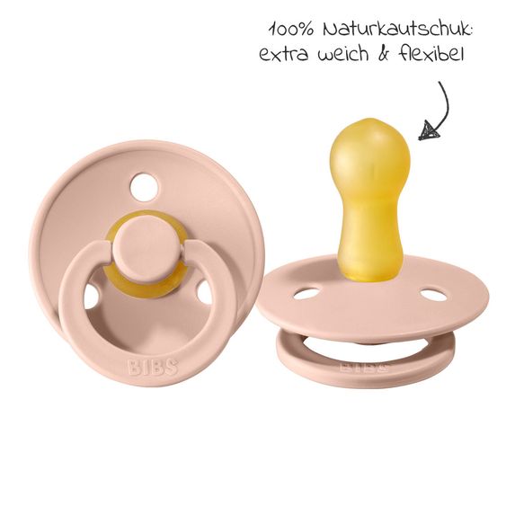 Bibs Schnuller - Colour 2er Pack - Blush - Gr. 6-18 M