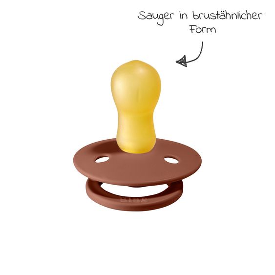 Bibs Schnuller - Colour 2er Pack - Blush / Woodchuck - Gr. 18 M+