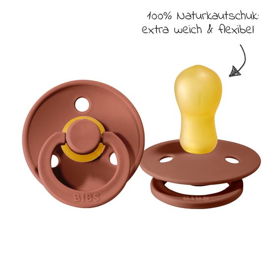 Bibs Schnuller - Colour 2er Pack - Blush / Woodchuck - Gr. 18 M+