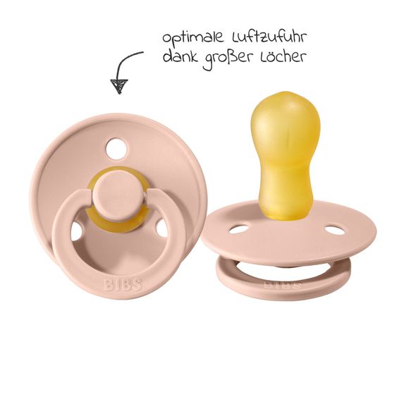 Bibs Schnuller - Colour 2er Pack - Blush / Woodchuck - Gr. 18 M+