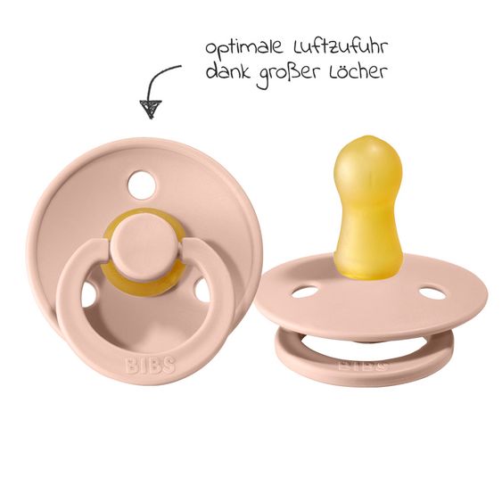 Bibs Schnuller - Colour 2er Pack - Cloud / Blush - Gr. 0-6 M