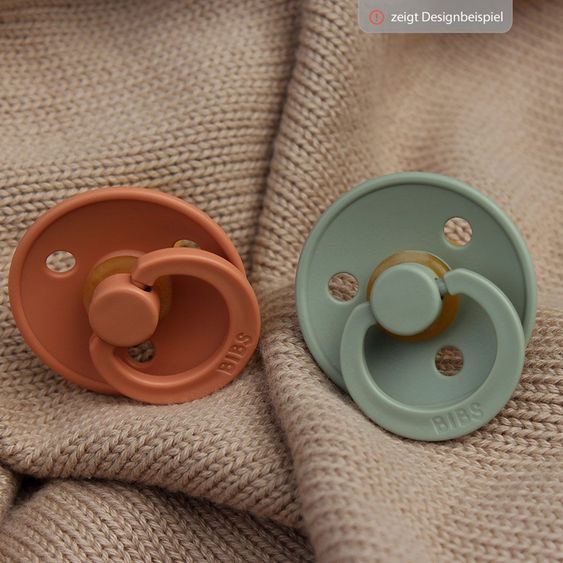 Bibs Schnuller - Colour 2er Pack - Deep Space / Petrol - Gr. 6-18 M