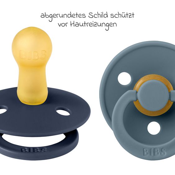 Bibs Schnuller - Colour 2er Pack - Deep Space / Petrol - Gr. 6-18 M