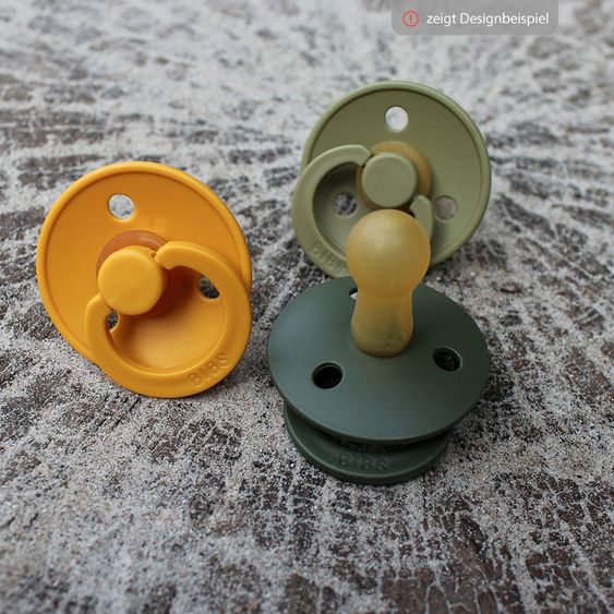 Bibs Schnuller - Colour 2er Pack - Deep Space / Petrol - Gr. 6-18 M