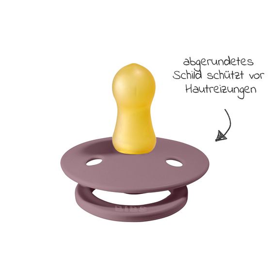 Bibs Schnuller - Colour 2er Pack - Dusty Lilac / Heather - Gr. 0-6 M