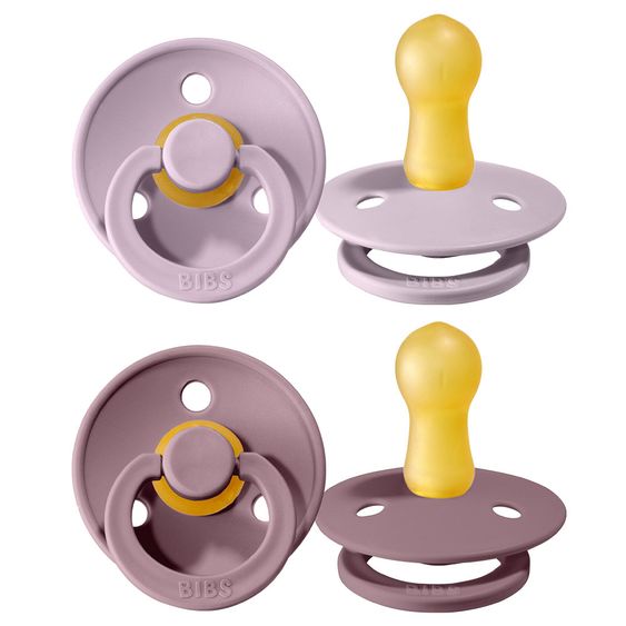 Bibs Schnuller - Colour 2er Pack - Dusty Lilac / Heather - Gr. 6-18 M