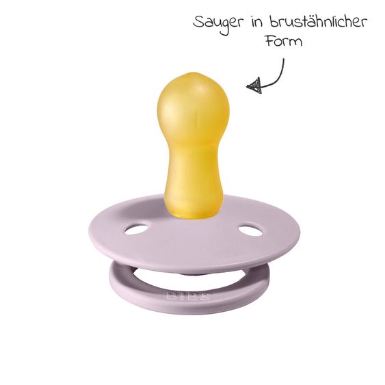 Bibs Schnuller - Colour 2er Pack - Dusty Lilac / Heather - Gr. 6-18 M