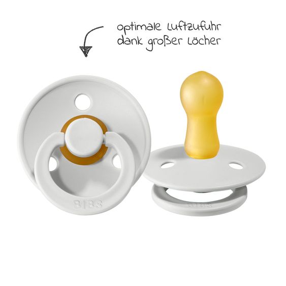 Bibs Schnuller - Colour 2er Pack - Haze / Blossom - Gr. 6-18 M