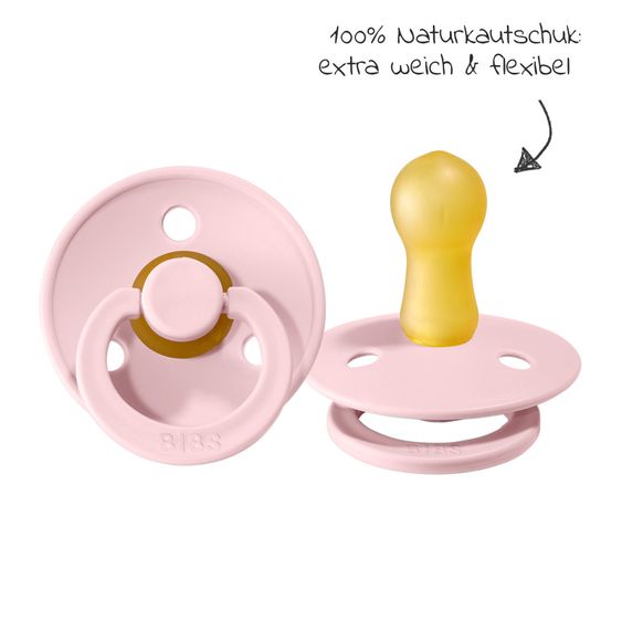 Bibs Schnuller - Colour 2er Pack - Haze / Blossom - Gr. 6-18 M